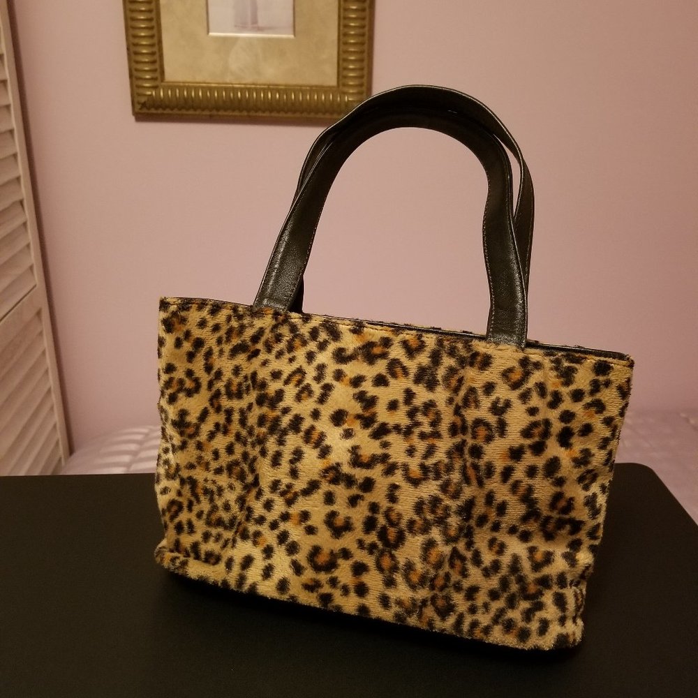 Leopard print purse